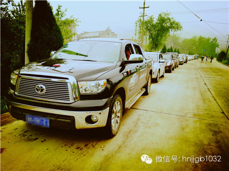 長長的車隊，每次活動都是這么給力！