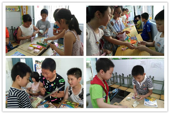 \隊(duì)員們認(rèn)真挑選自己喜歡的商品