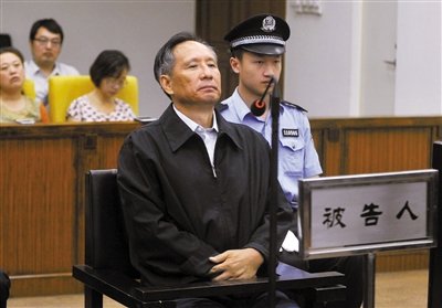 9月10日，北京市第二中級人民法院，張曙光在庭審中。