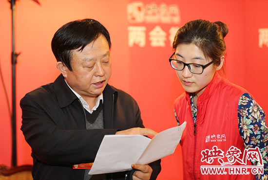 全國人大代表喬彬接受映象網(wǎng)采訪。