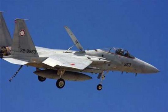 資料圖：日本自衛(wèi)隊(duì)F-15戰(zhàn)斗機(jī)。