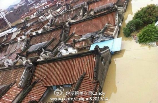 廣東普寧水災(zāi)情景 廣東普寧水災(zāi)情景