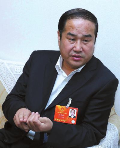 保定市長馬譽峰。資料圖片