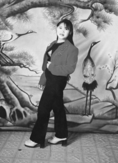 　錢家保存的錢仁鳳年輕時(shí)的照片。