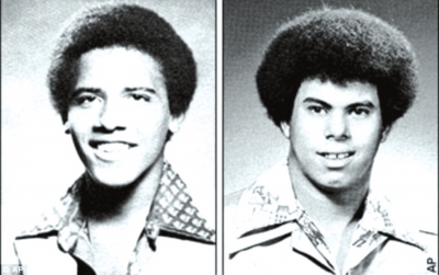 奧巴馬（左）與卡庫嘎瓦（右）高中紀(jì)念冊(cè)中的照片，當(dāng)時(shí)他們非常要好。