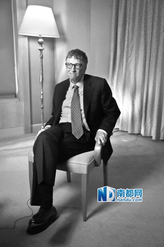 比爾·蓋茨接受美國《滾石》雜志專訪。