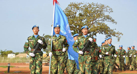 資料圖：中方將派遣700名官兵前往南蘇丹進(jìn)行維和。