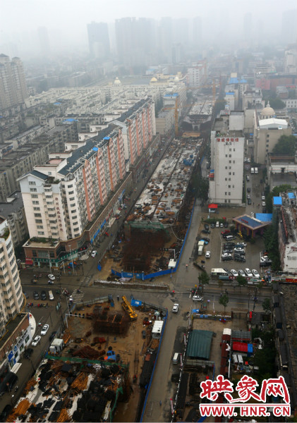 隴海路高架橋已雛形顯現。