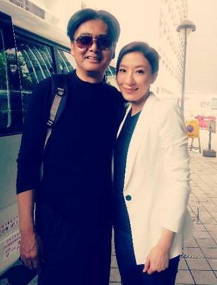 周潤(rùn)發(fā)與楊怡上月合照 周潤(rùn)發(fā)與楊怡上月合照