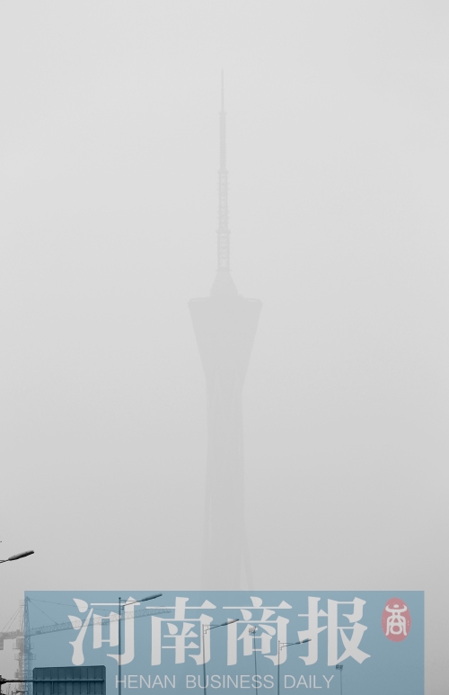 鄭州市區(qū)，霧霾再次來襲