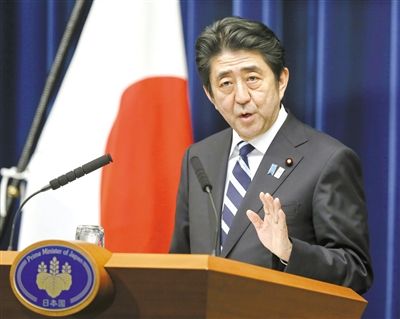  日本首相安倍晉三。