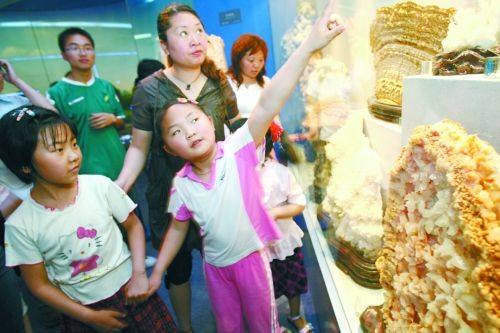 哇，地質(zhì)博物館里好多沒(méi)見(jiàn)過(guò)的??！