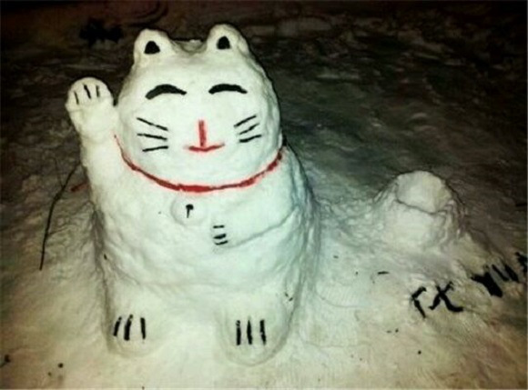 創(chuàng)意十足！日系列卡通雪人走紅