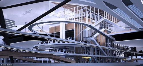 未來機(jī)場概念:機(jī)場是城市的一部分 未來機(jī)場概念:機(jī)場是城市的一部分