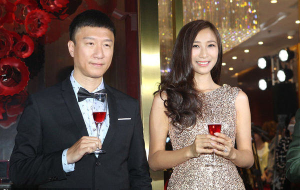 圖為孫紅雷、王駿迪夫婦。