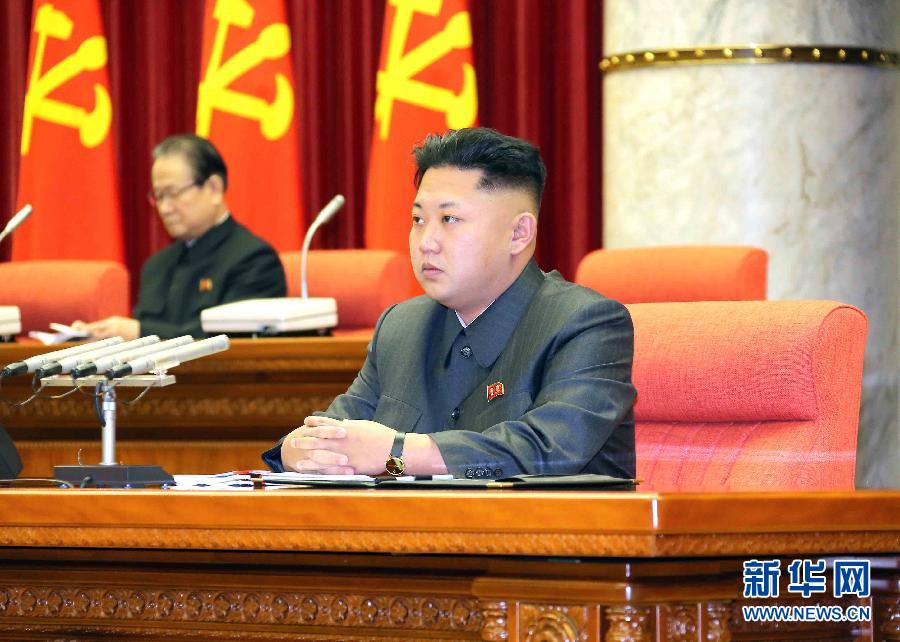 12月8日，在朝鮮平壤，朝鮮勞動黨第一書記金正恩出席并指導(dǎo)朝鮮勞動黨中央政治局擴大會議。