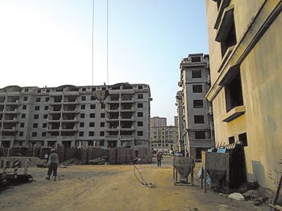　適園雅居小區(qū)，已建起13棟住宅樓。