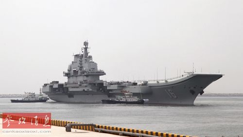 資料圖片：“遼寧艦”出海開展科研試驗和訓(xùn)練。新華社發(fā)