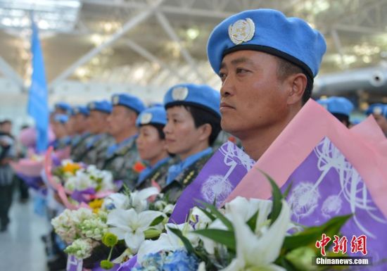 資料圖：維和部隊官兵。