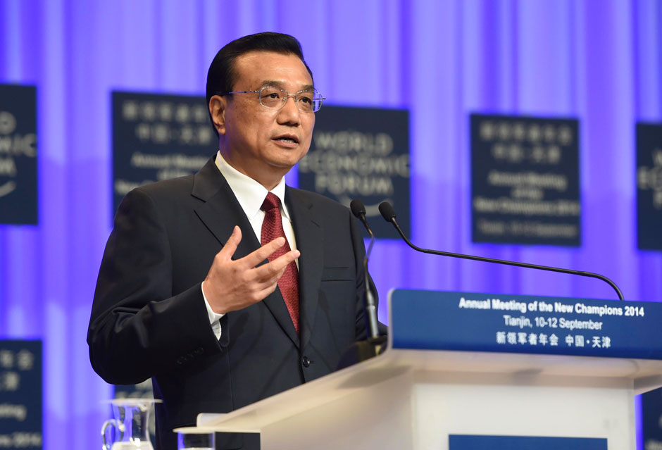 李克強(qiáng)總理出席夏季達(dá)沃斯論壇并發(fā)表開幕式致辭。