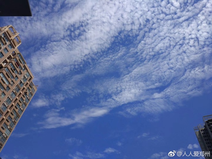 又被鄭州的藍(lán)天刷屏！隨便一拍就是手機(jī)壁紙