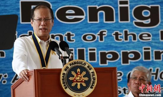 　　資料圖：菲律賓總統(tǒng)阿基諾。中新社發(fā) Malacanang 攝