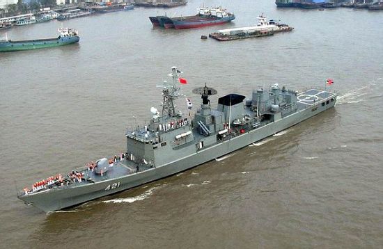 資料圖：中國為泰國建造的納萊頌恩級護衛(wèi)艦。