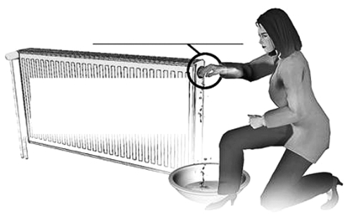 放氣閥門一般在暖氣片的右上方或左上方 放氣閥門一般在暖氣片的右上方或左上方